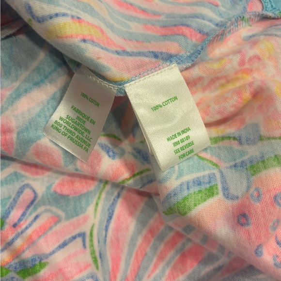 Lily Pulitzer Lorina V- Neck Dress Multi Tropical Punch Size M NWT - Picture 7 of 8
